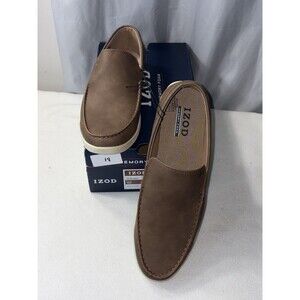 IZOD Seapoint Slip On Shoes Men’s 11 Tan Memory Foam Lightweight Loafer